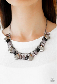 Hurricane Season Black Necklace