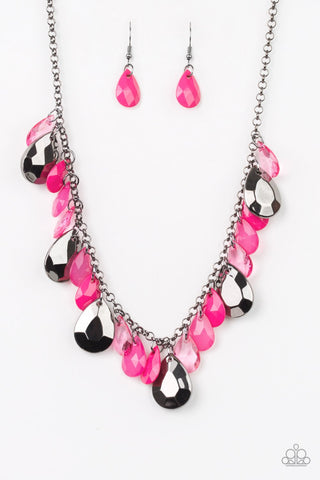 Hurricane Season Pink Necklace