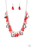 Hurricane Season Red Necklace