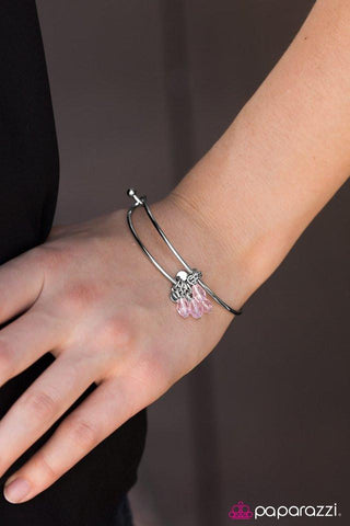 I Adore Pretty Things - Pink Bracelet-Paparazzi Accessories-ShelleysPaparazzi.com