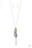 I Be-Leaf Yellow Necklace
