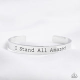 I Stand All Amazed - Silver Cuff Bracelet