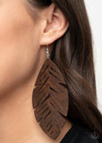 I Want to Fly Brown Earrings