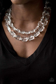 Ice Bank White Necklace