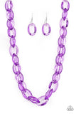 Ice Queen Purple Necklace