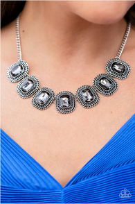 Iced Iron Silver Necklace
