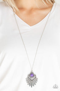 Inde-pendant Idol Purple Necklace-ShelleysBling.com-ShelleysPaparazzi.com
