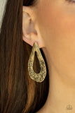 Industrial Antiquity - Brass Post Earrings