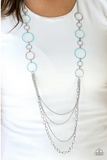 Industrial Circus Blue Necklace