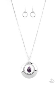 Inner Tranquility - Purple Necklace