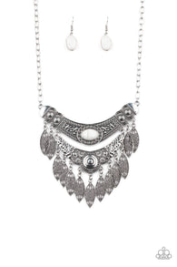 Island Queen White Necklace