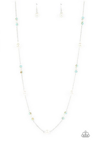 Keep Your Eye on the Ballroom Blue Necklace