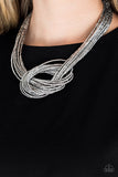 Knotted Knockout Silver Necklace