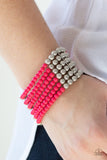 Layer It On Thick Pink Bracelet