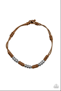 Let's Take a Ride Brown Urban Necklace