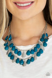 Life of the Fiesta Blue Necklace