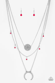 Lunar Lotus Pink Necklace