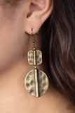 Lure Allure Brass Earrings