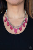 Malibu Ice Pink Necklace