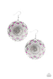 Mandala Mandalay Pink Earrings