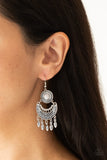 Mantra Mantra Silver Earrings