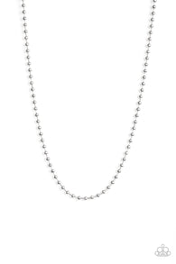 Mardi Gras Madness - Silver Necklace