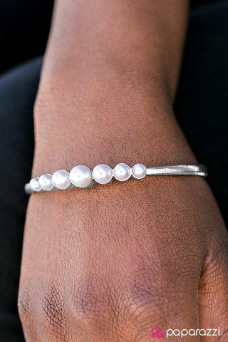 Marina Del Rey - Silver Bracelet-Paparazzi Accessories-ShelleysPaparazzi.com