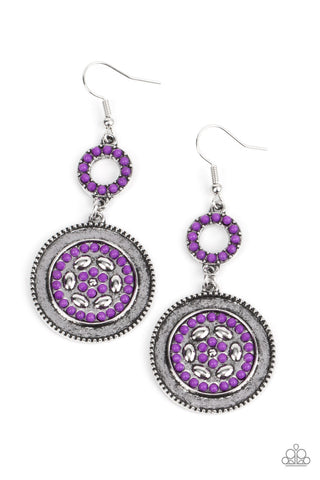 Meadow Mantra - Purple Earrings