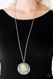 Medallion Meadow Green Necklace