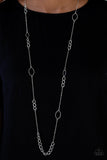 Metro Minimalist Silver Necklace