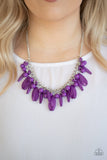 Miami Martinis Purple Necklace