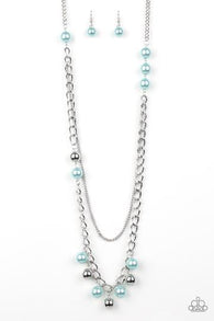 Modern Musical Blue Necklace