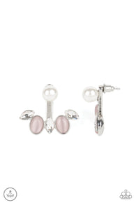 Modern Sophistication Pink Post Earrings