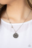 Mom Mantra Silver Necklace