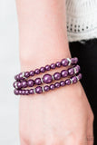 Money Drop Purple Bracelet