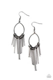 Mood Swing Black Earrings