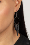 Mood Swing Black Earrings