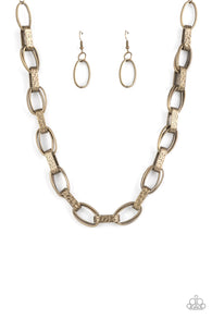 Motley In Motion - Brass Necklace