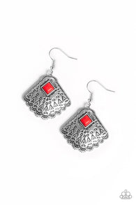 Mountain Mesa Red Earrings