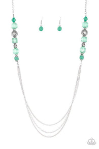 Native New Yorker Green Necklace