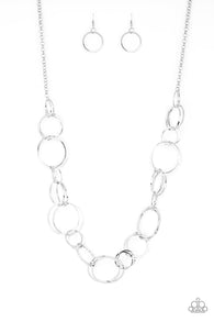 Natural-Born Ringleader Silver Necklace