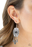 Natural Native Black Earrings