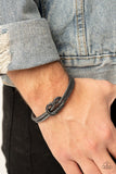 Nautical Grunge - Black Bracelet