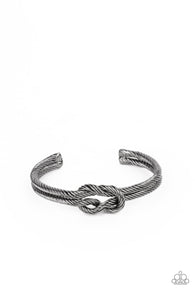 Nautical Grunge - Black Bracelet