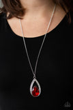 Notorious Noble Red Necklace