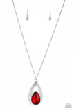 Notorious Noble Red Necklace