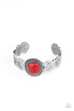 Oceanic Oracle - Red Cuff Bracelet