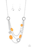Oceanside Spa - Orange Necklace