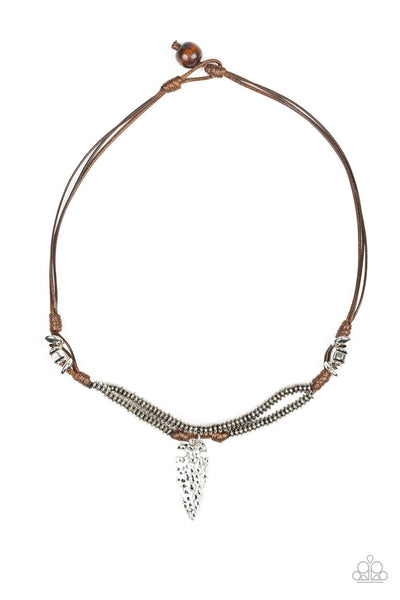 Dreamy Dowry - Topaz Brown and Silver Necklace - Paparazzi Accessories –  Bejeweled Accessories By Kristie
