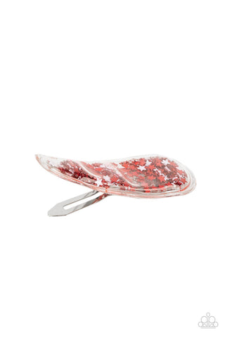 Oh, My Stars and Stripes - Red Hair Clip